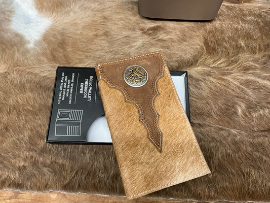ARIAT- LEATHER RODEO WALLET/CHECKBOOK COVER-A3548802
