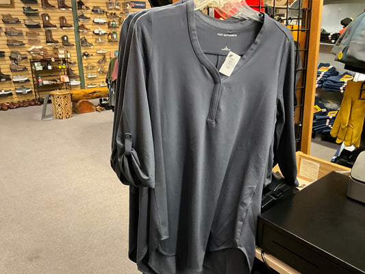PORT AUTHORITY- 3/4 SLEEVE TUNIC BLOUSE-LK6840