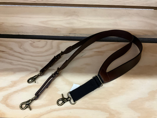 M&F- LEATHER SUSPENDERS- N27122