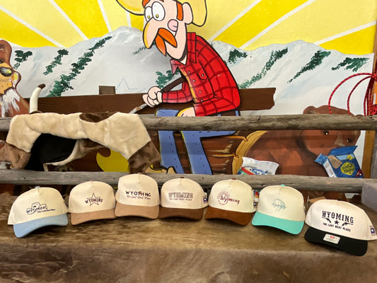 SWIFTWEAR - “WYOMING THE LAST BEST PLACE” - TRUCKER HATS - SW-TLBP-HAT-