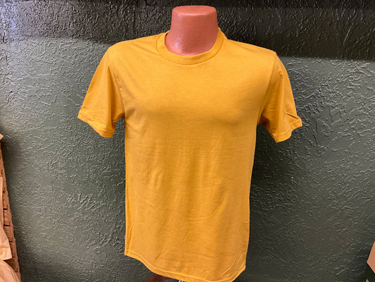 DRISTRICT- PERFECT BLEND SS TEE- DM108 CVC- GOLD HTR