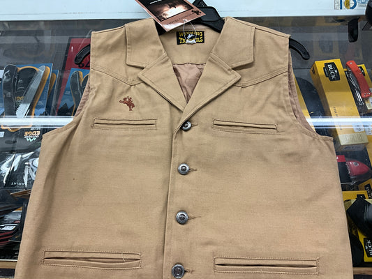WY TRADERS-KIDS CANVAS VEST-BCV