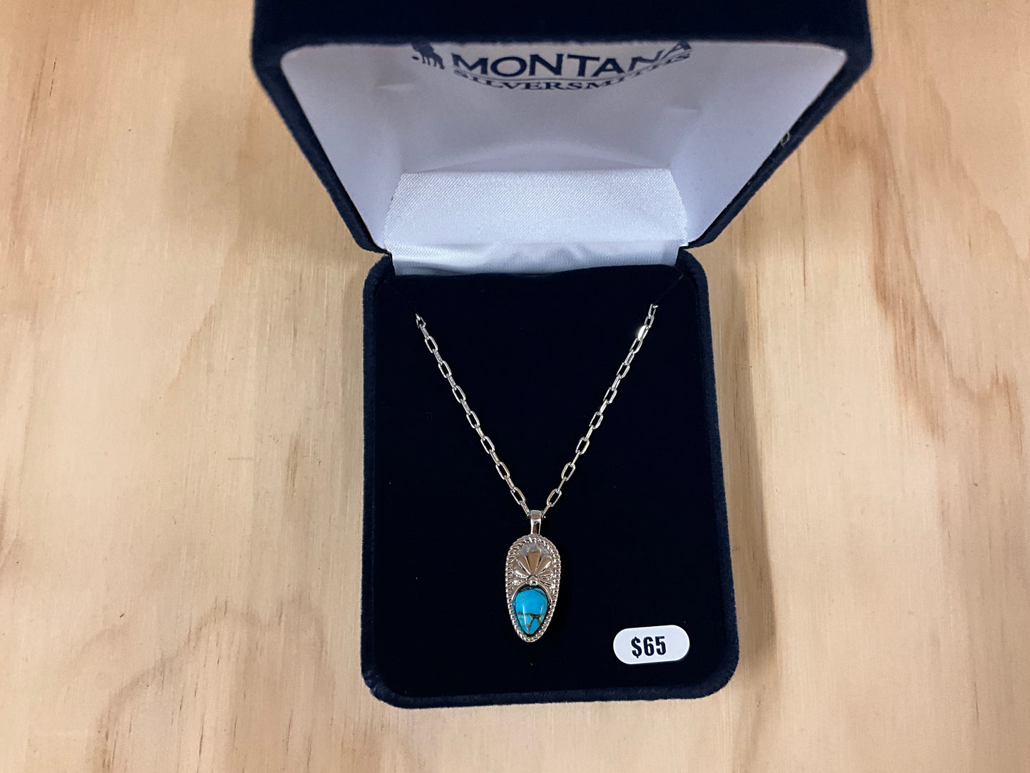 MONTANA SILVER-POINTED PATH NECKLACE- NC6400