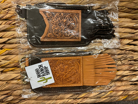 BOHO RANCH- WESTERN WALLET WITH TASSLES-55674