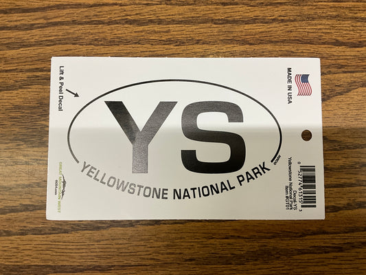 GREAT MOUNTAIN WEST DECAL YELLOWSTONE NATIONAL PARK - 79809
