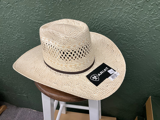 ARIAT- STRAW COWBOY HAT- A73278