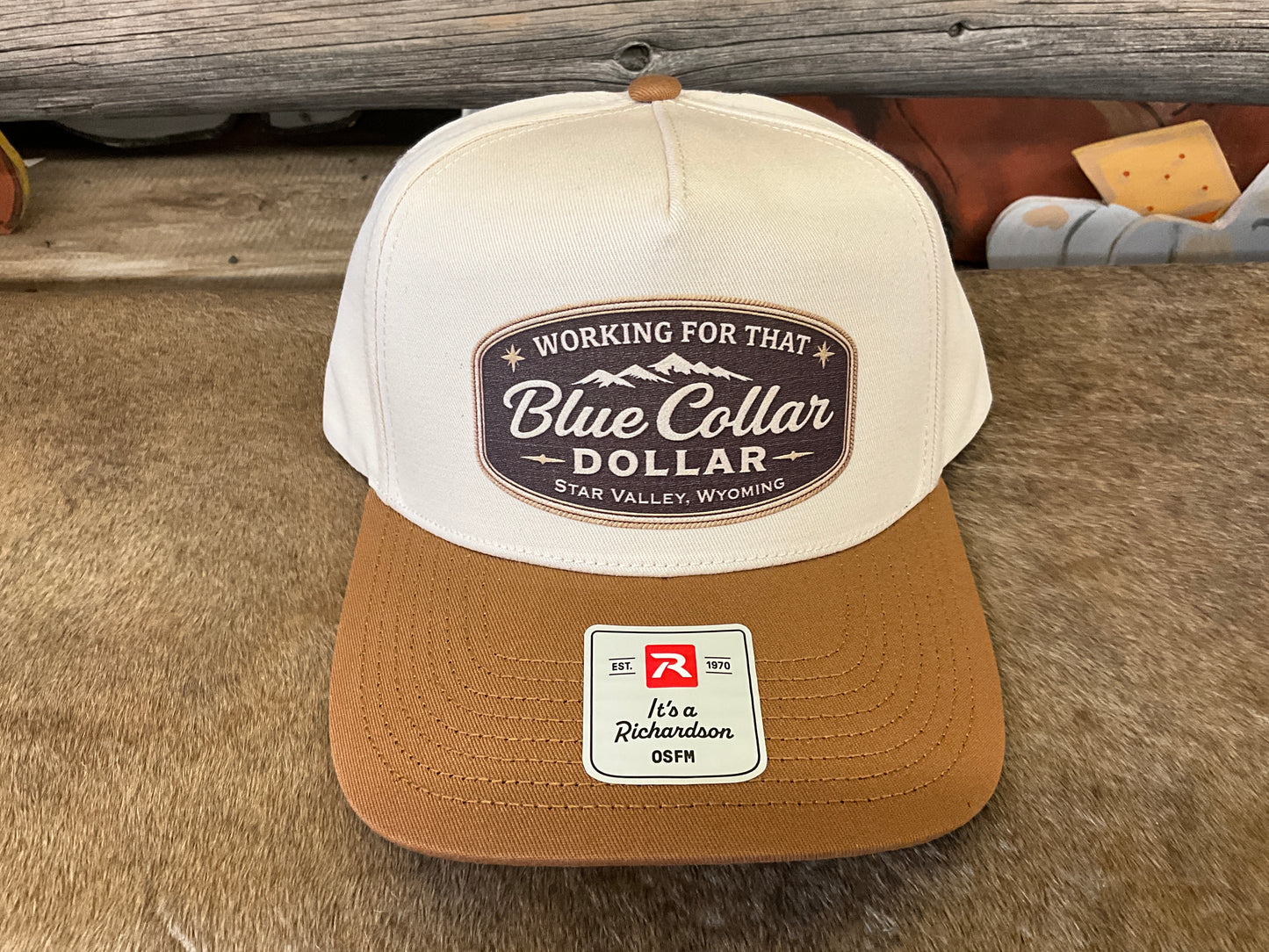 SWIFTWEAR - CUSTOM PRINTED TRUCKER HAT "BLUE COLLAR DOLLAR" - SW-BCD-