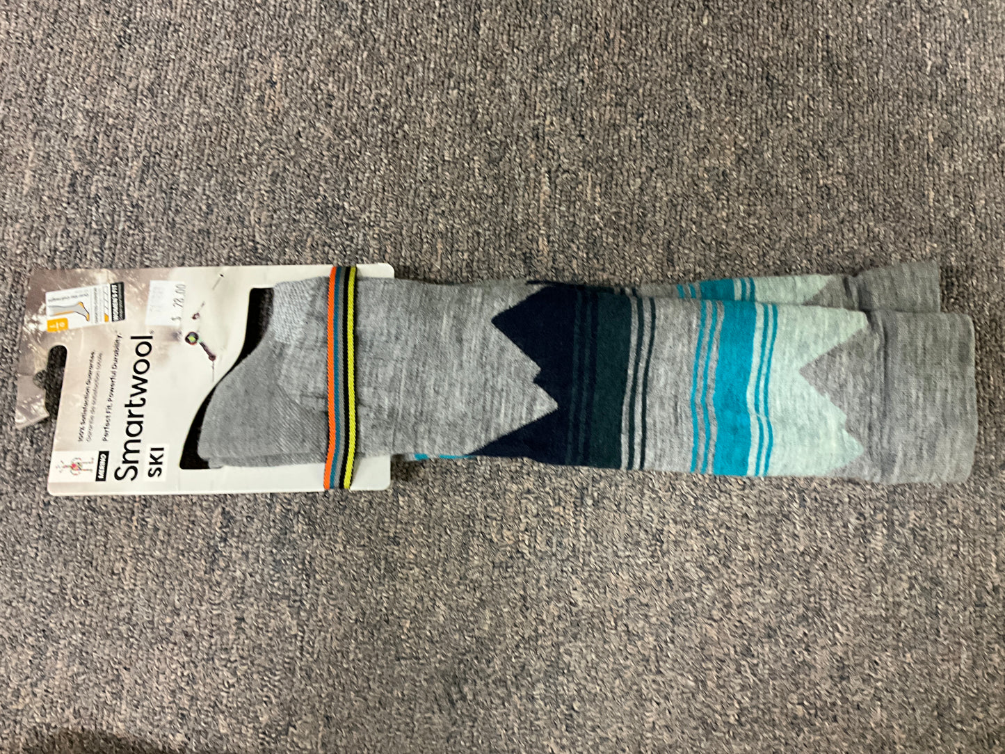 SMART WOOL WOMENS SKI MERINO WOOL OVER THE CALF SOCK MADE IN THE USA - 71106