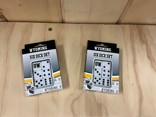 MASTERPIECE PUZZLE-UNIVERSITY OF WYO. DICE PACK-WYO3140