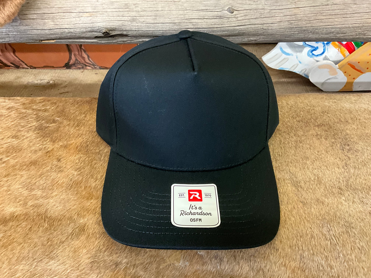 SWIFTWEAR-RICHARDSON OSFM FULL CANVAS, 5 PANEL CAP- 323FPC