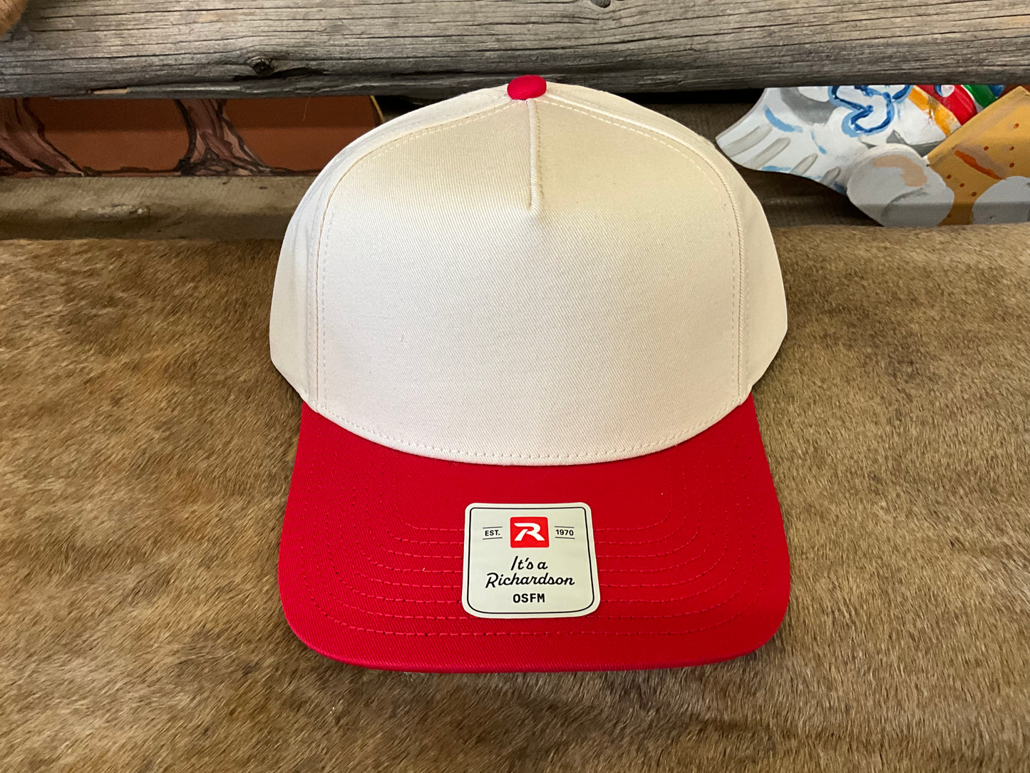 SWIFTWEAR-RICHARDSON OSFM FULL CANVAS, 5 PANEL CAP- 323FPC