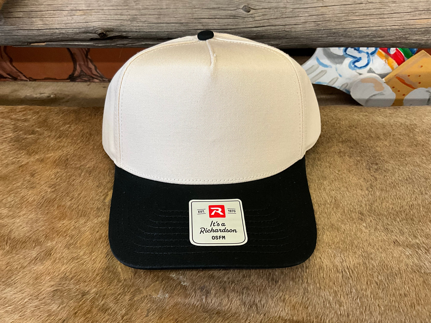 SWIFTWEAR-RICHARDSON OSFM FULL CANVAS, 5 PANEL CAP- 323FPC