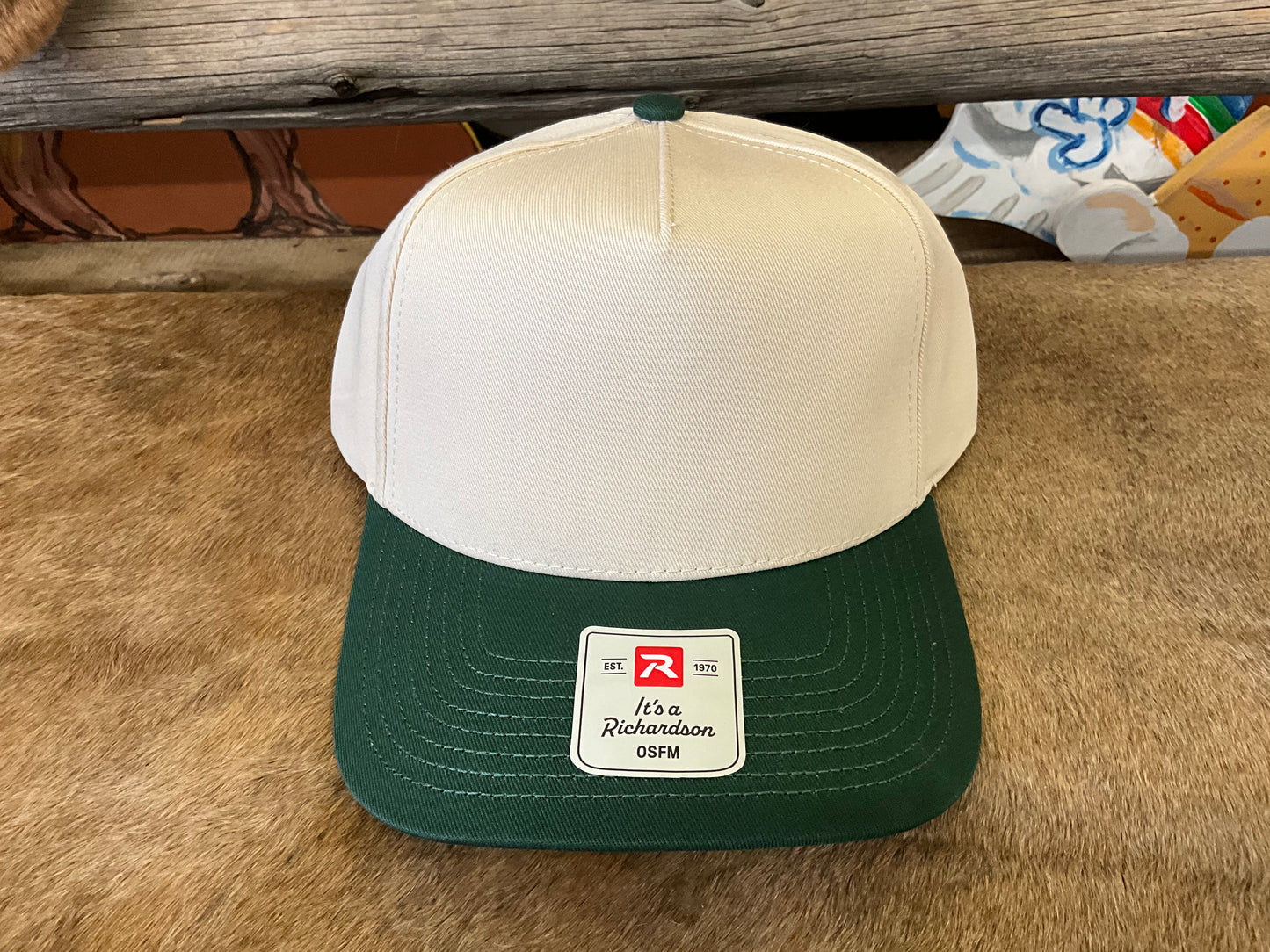 SWIFTWEAR-RICHARDSON OSFM FULL CANVAS, 5 PANEL CAP- 323FPC
