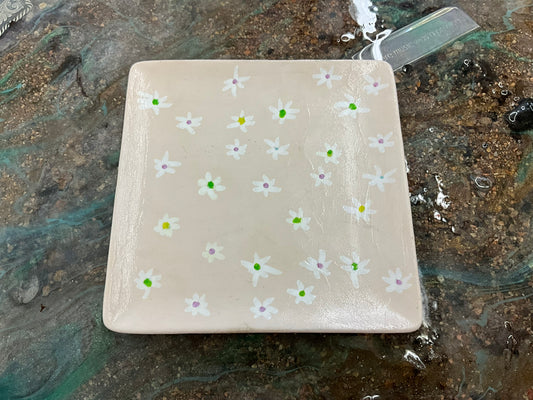 KB Painted Plate - Floral - KB-024