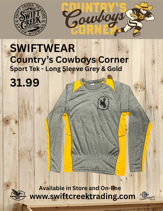 Country's Cowboys Corner - Sport-Tek Long Sleeve "Let Er' Buck" -CCC-ST361LS