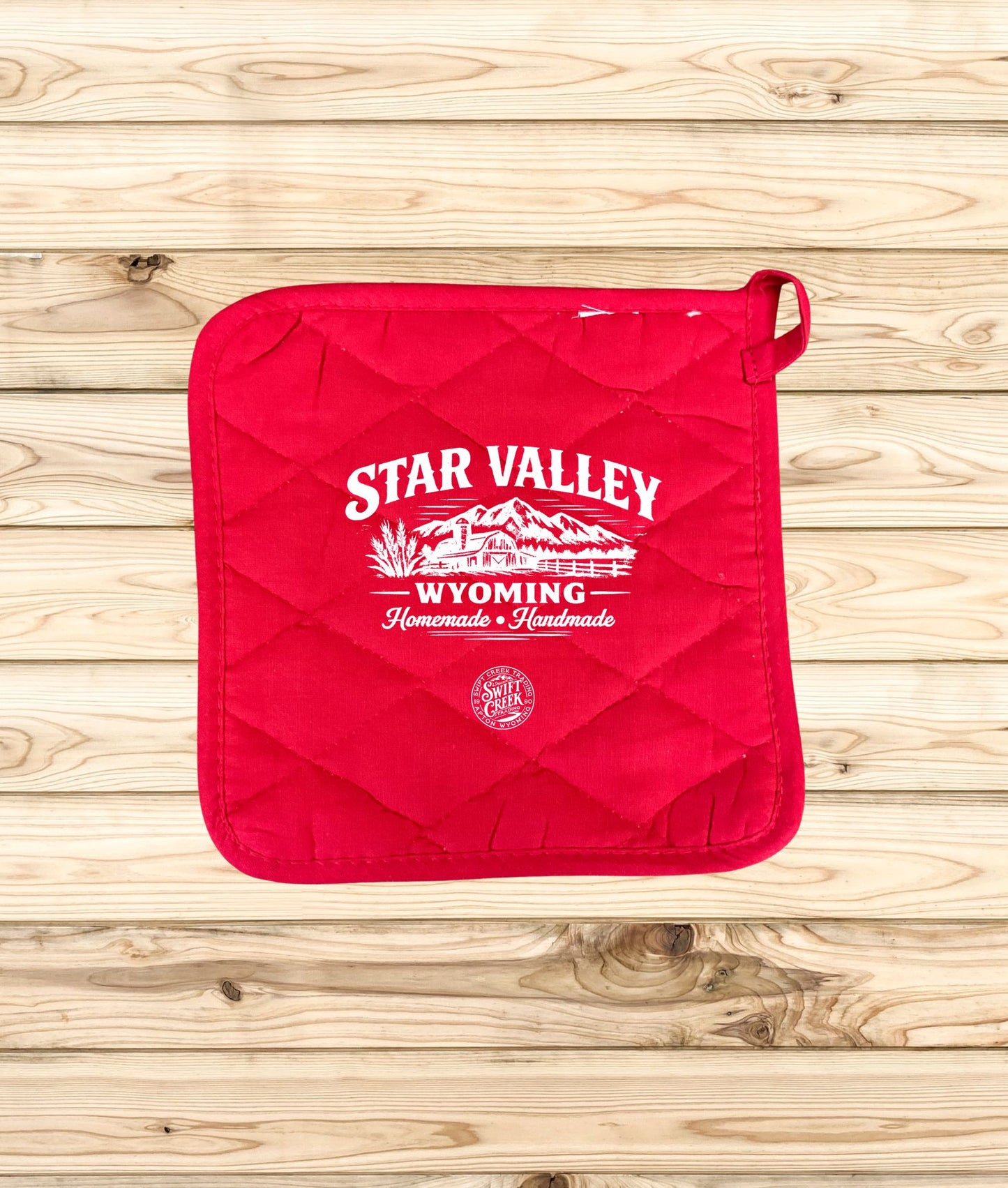 Swift Creek Trading - HomeGoods - Custom Printed Hot Pads "Star Valley View" - SCT-HG-HP-